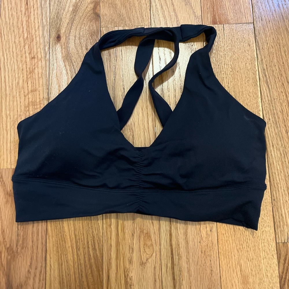 Butterluxe V Neck Ruched Longline Bras